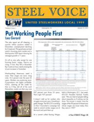 Steel Voice Winter 2015